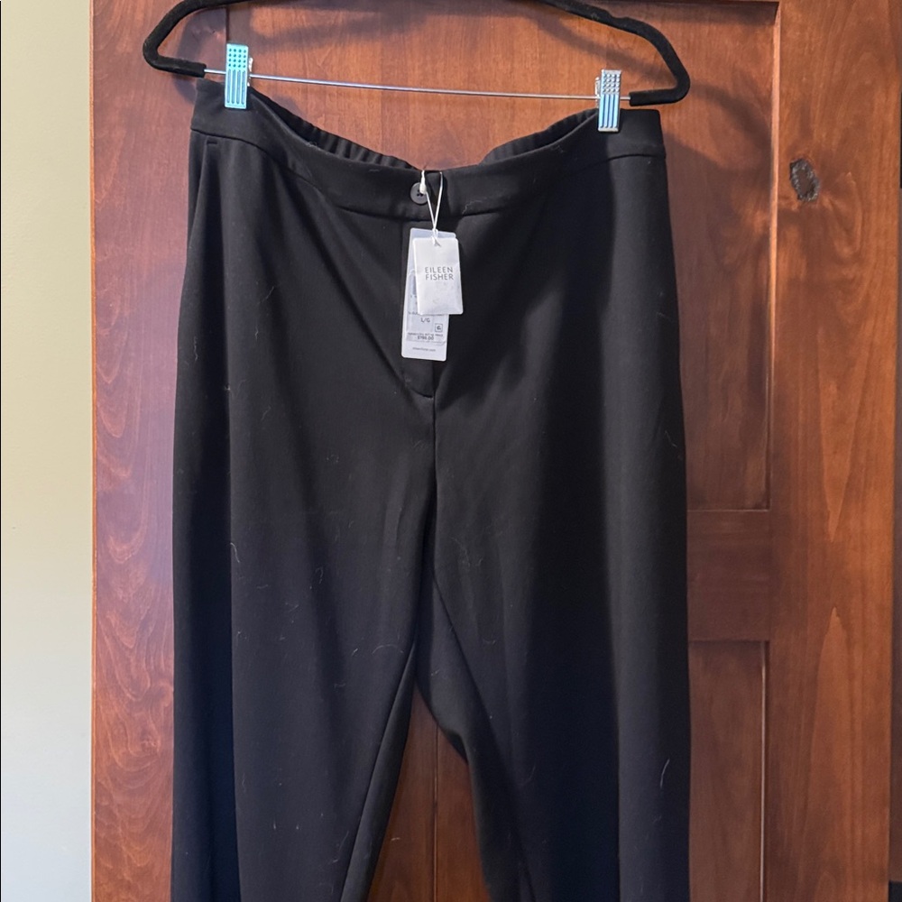 Eileen Fisher Elegant Black Trousers